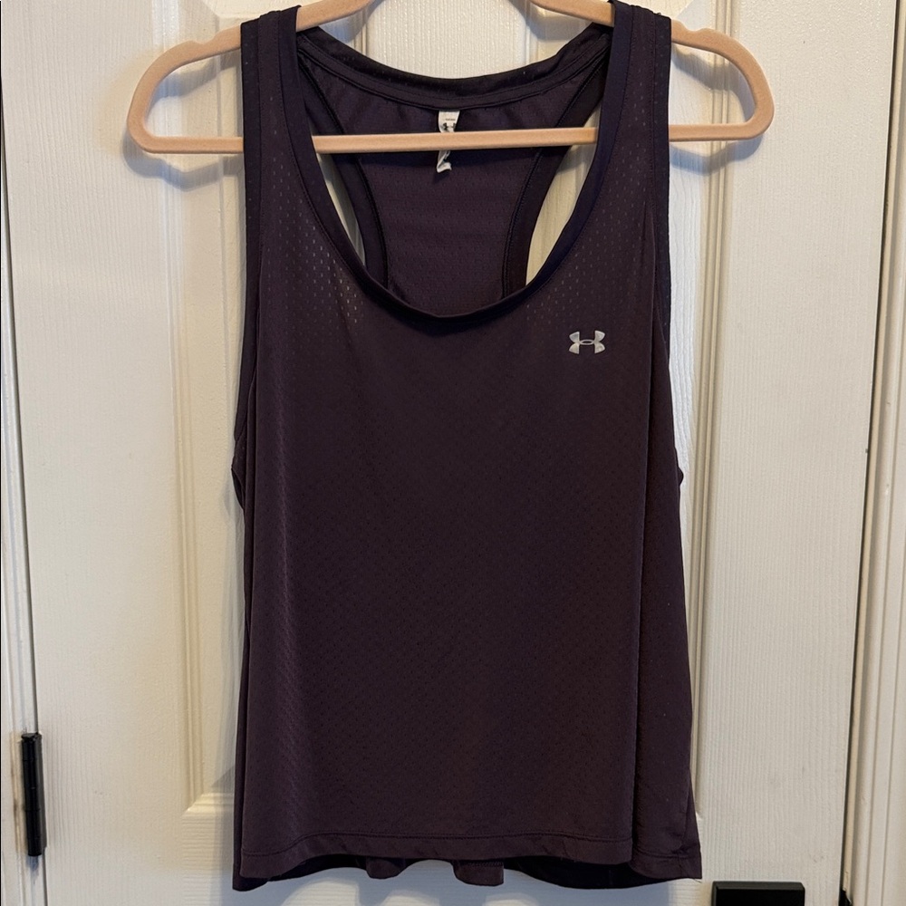 Under Armour Women’s Purple Racerback Singlet Tank Sz XL